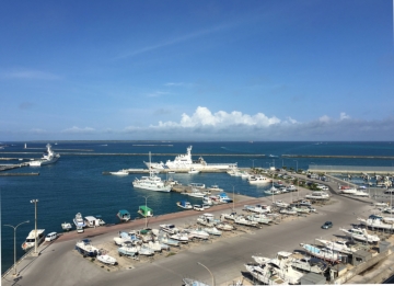 南西側バルコニーからのオーシャンビュー