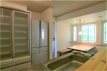 キッチンとフリースペース