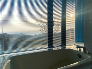 浴室からも太平洋眺望が楽しめます