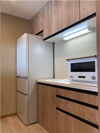 食器棚と冷蔵庫スペース