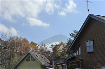 敷地から望む富士山／南方向を撮影
