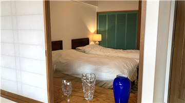 LDと繋がる障子から見える洋室２