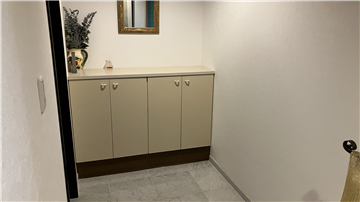 玄関をホール側から撮影