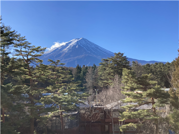 LDKより南西方向に望む雄大な富士山