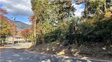 前面道路南側より北西方向を撮影