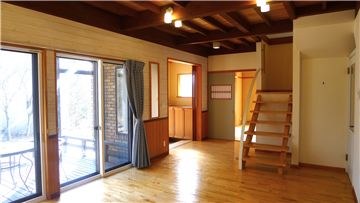 LDK（玄関方向を撮影）