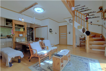 LDKを西角より撮影