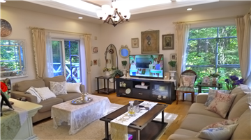 リビング（ダイニング側より撮影）