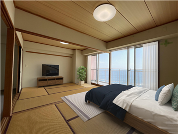 北方向からの和室①
