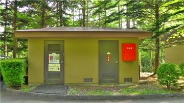 管理の行き届いたゴミ庫（北東方向より撮影）