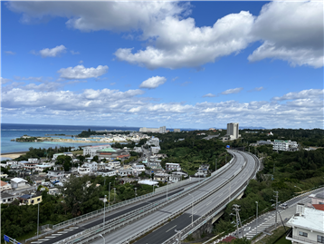 バルコニーからの北側眺望