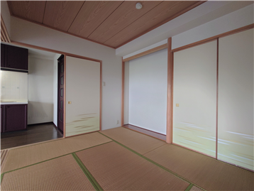 和室を東角より撮影:リフォーム・補修等前