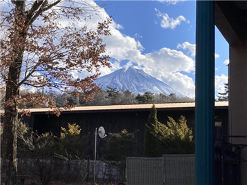 富士山／敷地内から南方向を撮影