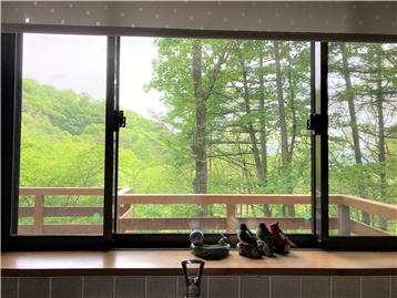 キッチンより望む景色