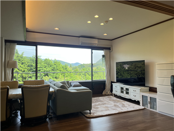 ＬＤＫ、和室側から撮影