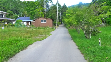 前面道路（東側を望む）