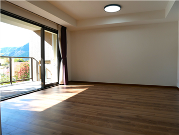 南西向きのLDK バルコニーからの自然光が入ります