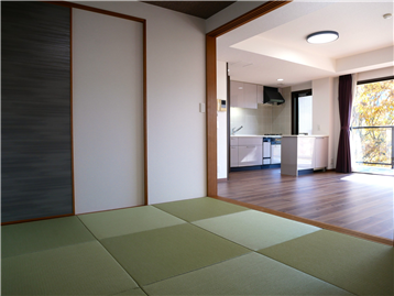 和室とLDKのつながり