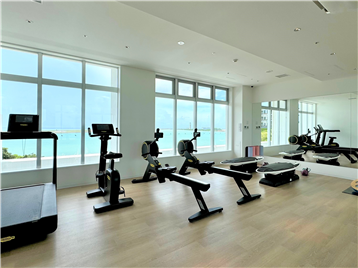 オーシャンビューのフィットネス