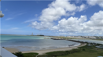 バルコニーからの眺望（北東側を撮影）