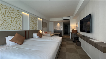 リビング・ベッドルーム（バルコニー側から撮影）