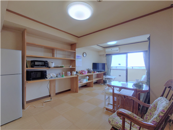 LDを北西角より撮影