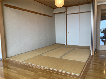 ＬＤＫから和室を撮影／リフォーム・補修等前