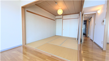 ＬＤＫから和室を撮影／リフォーム・補修等前