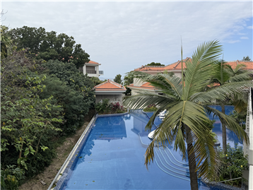 バルコニーからの南西側眺望