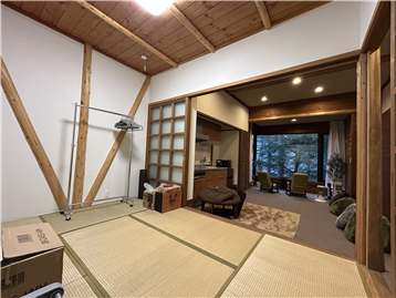 和室はLDKに隣接しています。