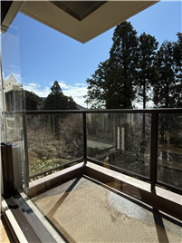 バルコニーから南東方向の眺望