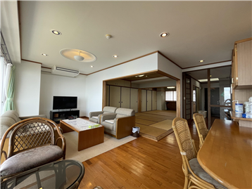 LDKと和室2室は一体利用できます
