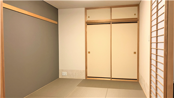 LDKと隣接した約6.4畳の和室