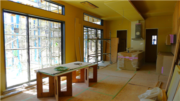 LDK/建築中（西方向を撮影）