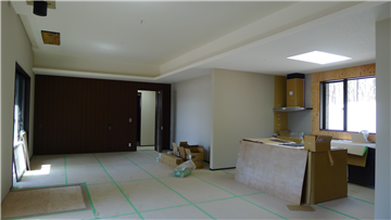 LDK/建築中（西方向を撮影）