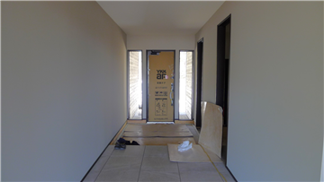 玄関/建築中