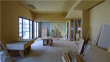 LDK（建築中／南東方向を撮影）