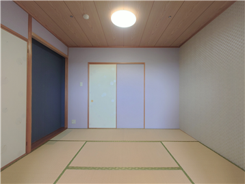 和室2を和室1側より撮影