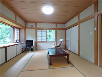 二面開口で明るい和室1