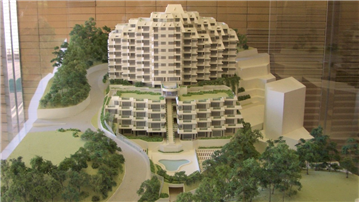 マンション全体像／模型
