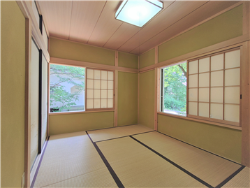 和室2を居室入口より撮影