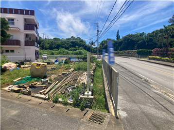 対象敷地／北東側から撮影
