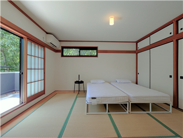 和室を洋室1側より撮影