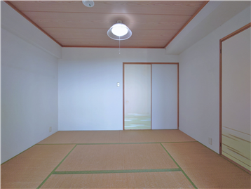 和室を洋室1側より撮影