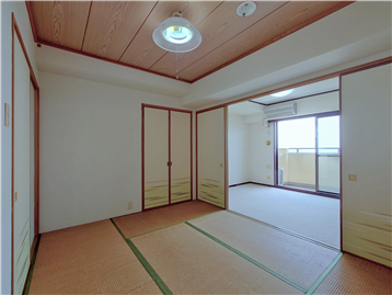 和室の西角より洋室1方向