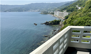 眺望／伊豆多賀温泉海上花火大会を望みます