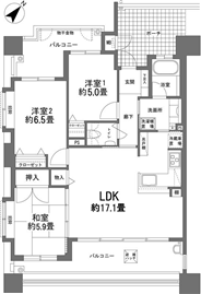 Ｄ’クラディア新都心マークブランカ