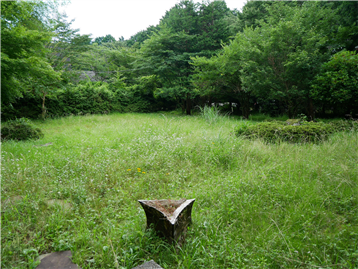 平坦な敷地が特徴的な物件です／北側から南側撮影