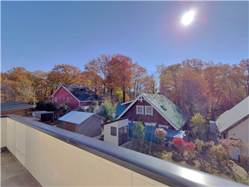 2階バルコニーより南東方向の眺望