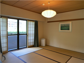 和室からもバルコニーを利用できます